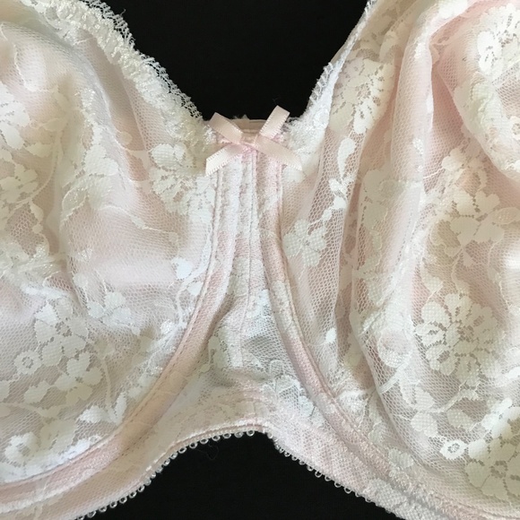 PLAYTEX Lace Underwire Bra Pink Women’s Plus Size 44DD Size 44E - Picture 2 of 13